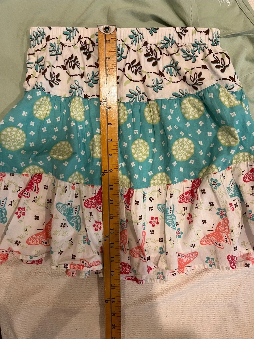 This is a cute combination of 14-16 and large little girls summer wear.
